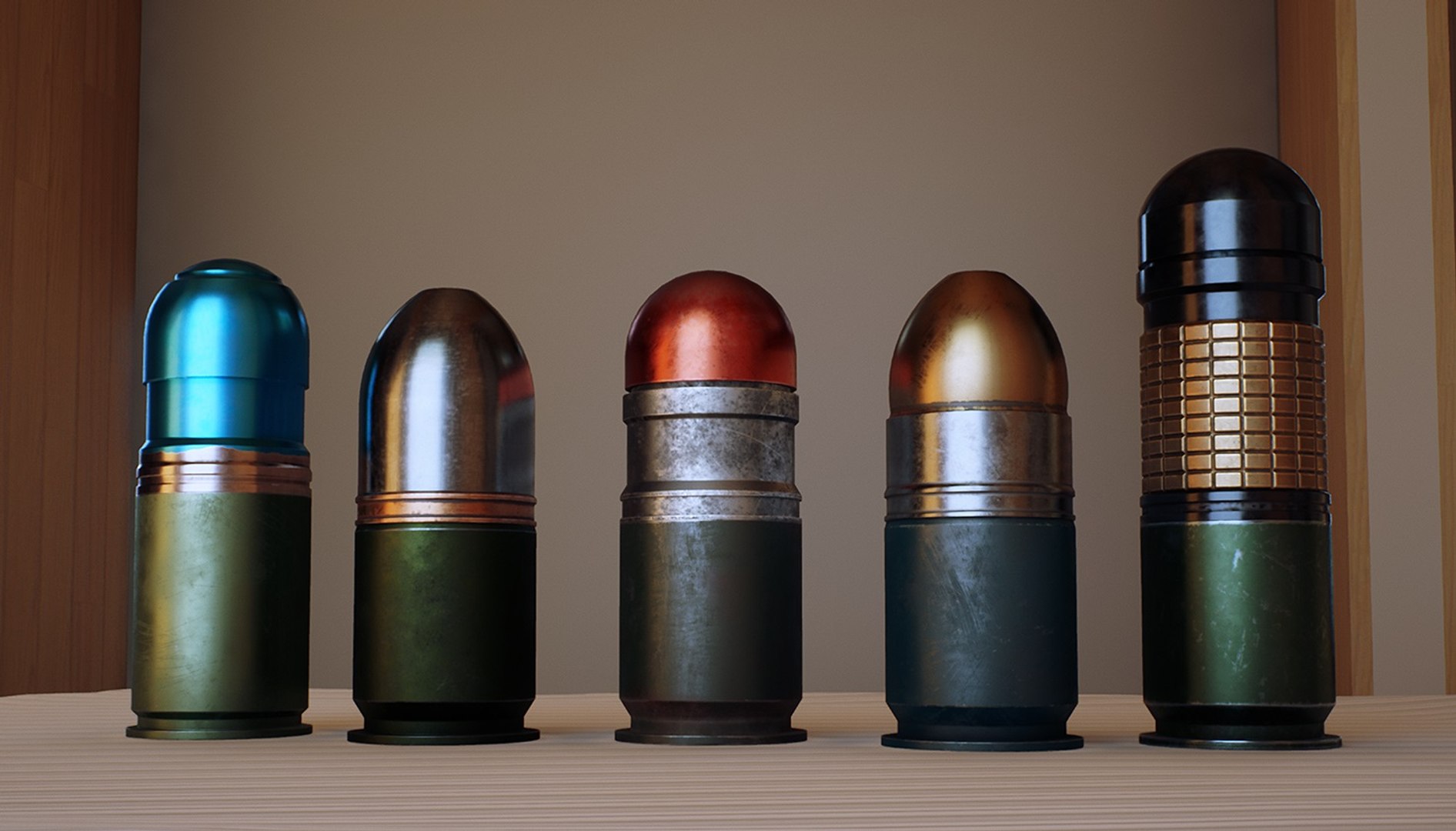 grenades realistic projectiles 3D https://p.turbosquid.com/ts-thumb/9L/JJJuj7/6eilZfra/teodorstaicuhighresscreenshot00000/jpg/1557238233/1920x1080/fit_q87/f8b0c1cca98ea25366d63dd993801d64eca41e19/teodorstaicuhighresscreenshot00000.jpg