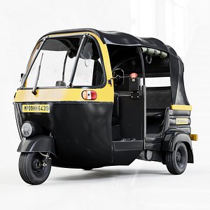 3D model Auto Rickshaw