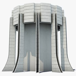 water tower 3D model