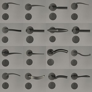 3d model handles locks