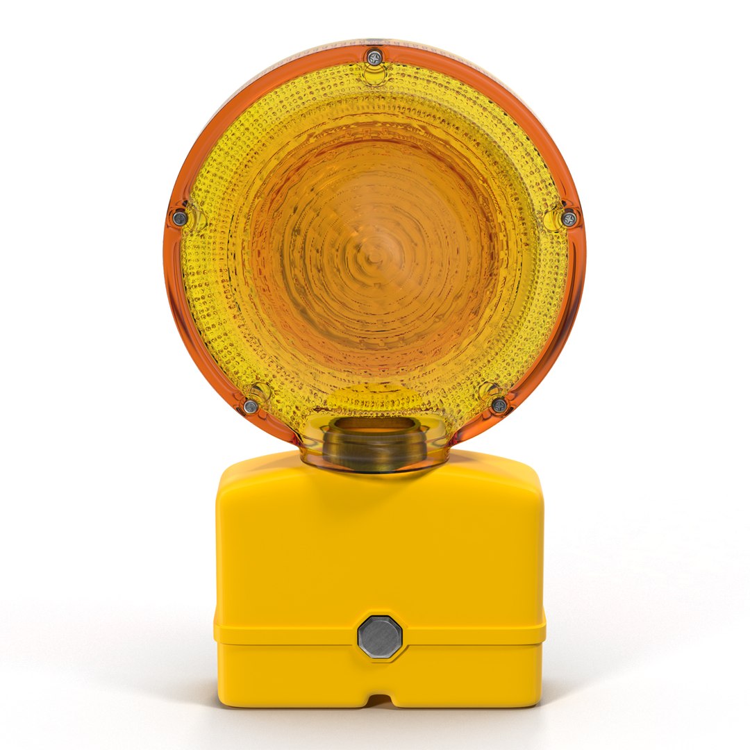 Warning Light 3 3D model preview