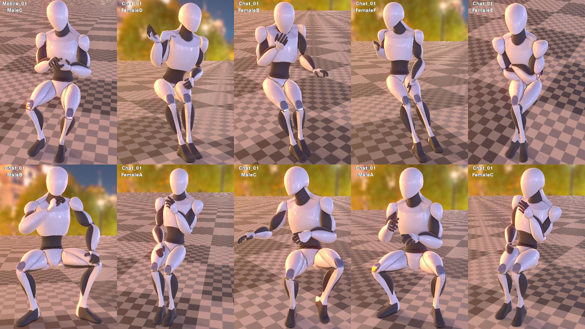 3D AA Basic Sitting Animation Model - TurboSquid 2123477