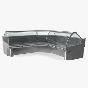 meat display chiller 3D