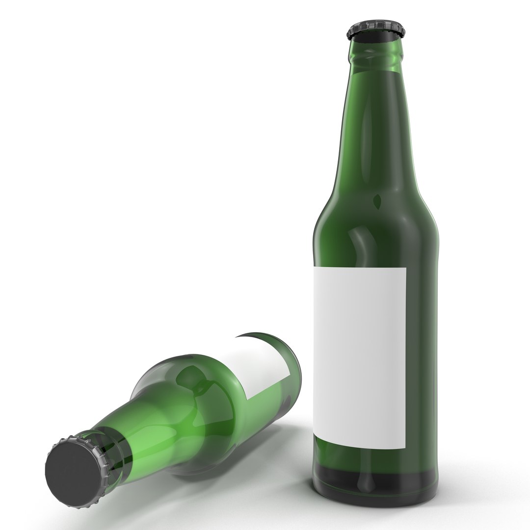 Beer Bottle 2 3D Model preview