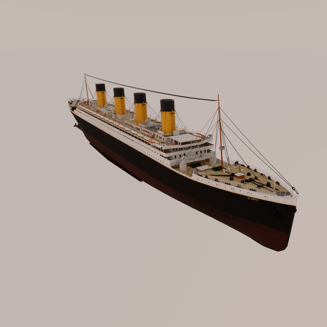 RMS Olympic 3D Model - TurboSquid 1922665