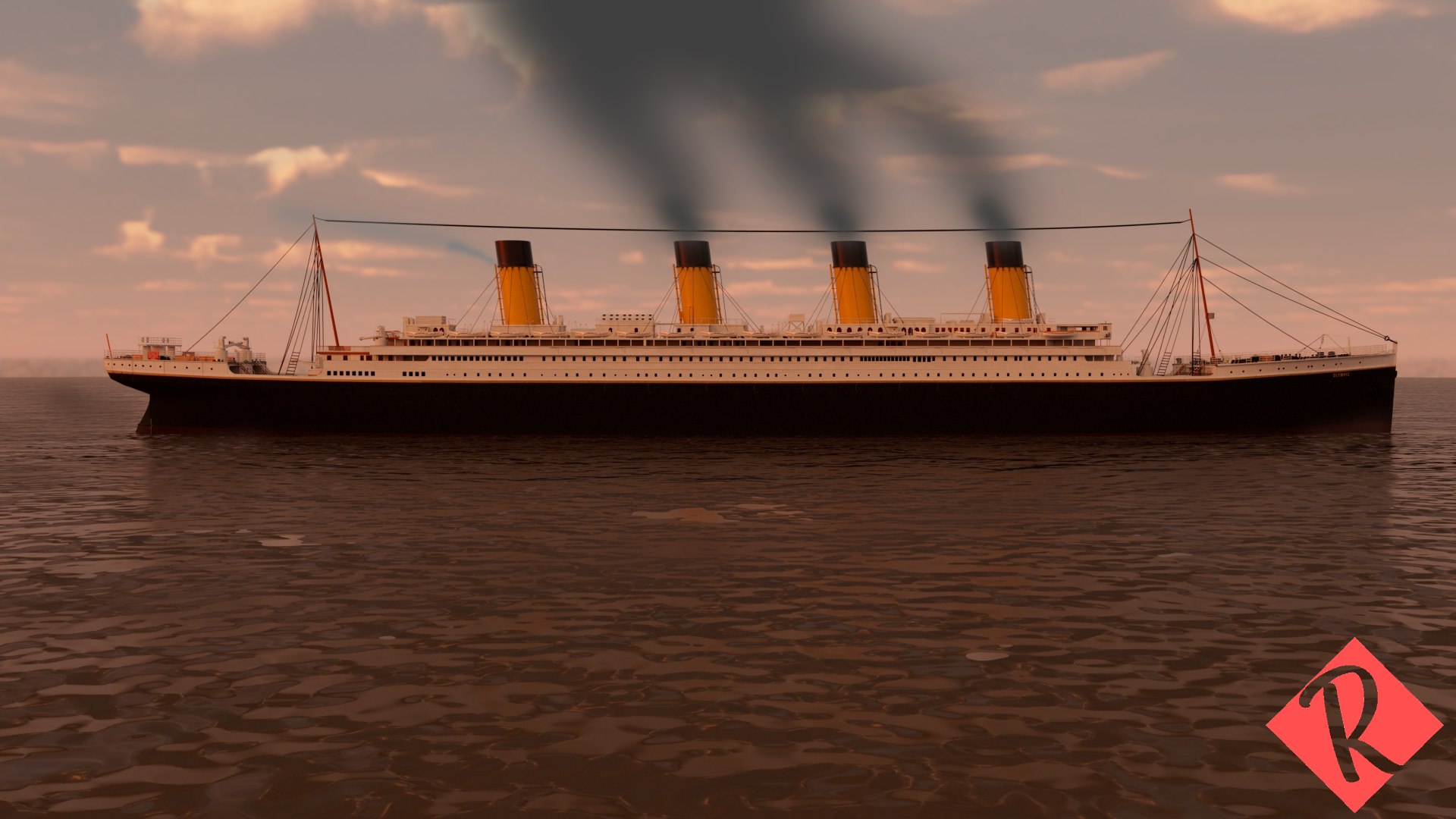 RMS Olympic 3D Model - TurboSquid 1922665