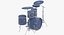 drums set 3D model