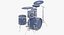 drums set 3D model