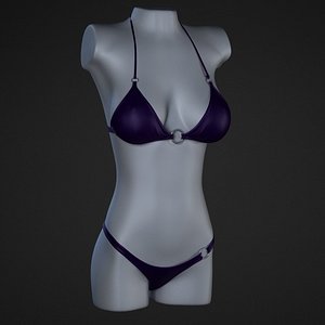 3d model bikini mannequin