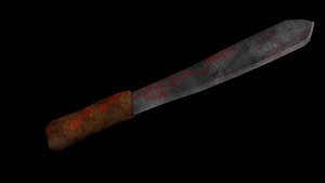 machete 3d model