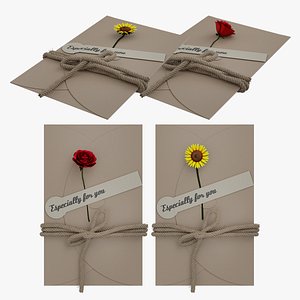 3D Rope-Tied Greeting Envelope