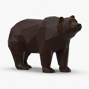 3D bear---standing