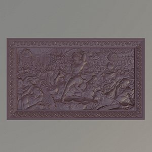 Bas relief Nart Feast