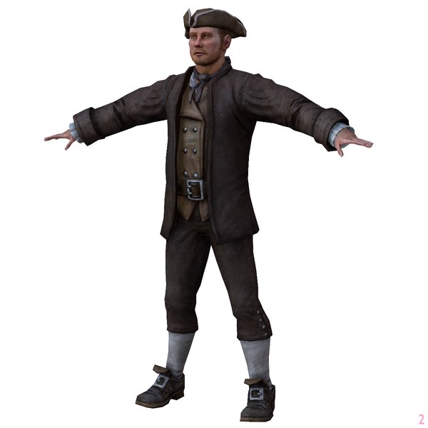 3d medieval boy model