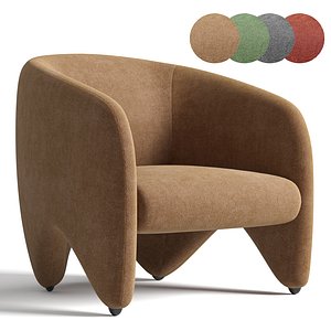 Modern Nordic Sweet Lip Lounge Chair model