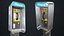 Phone Booth - Low Poly 3D model