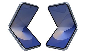 3D Samsung Galaxy Z Flip 6 Blue