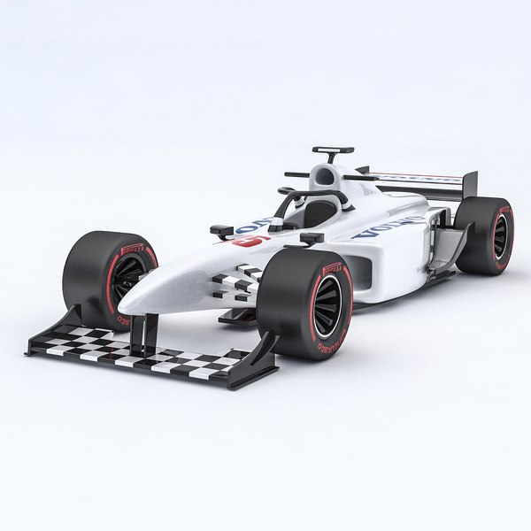 3D Formula 1 car model 10 3D model