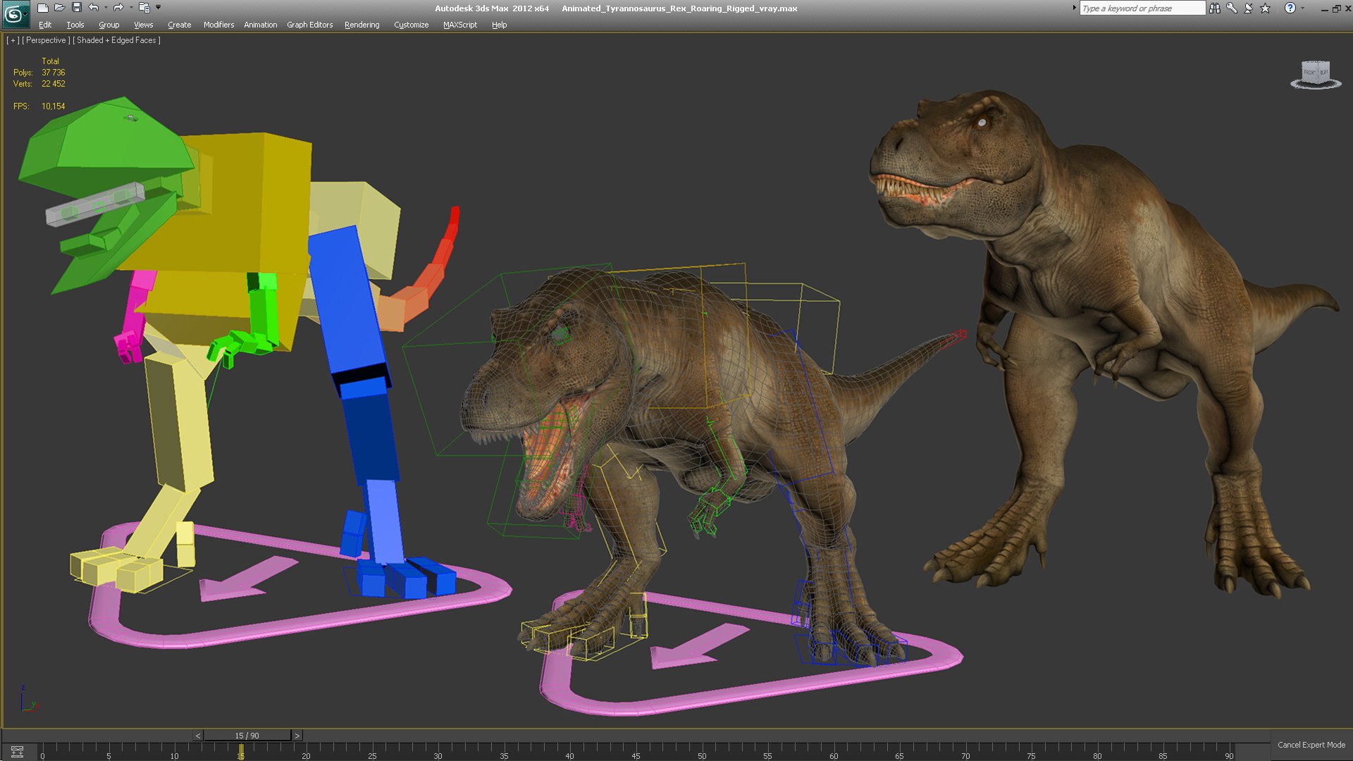 3D model tyrannosaurus rex roaring animal https://p.turbosquid.com/ts-thumb/9M/GEEdYt/OvpR9OA2/animatedtyrannosaurusrexroaringrigged3dsmodel013/jpg/1575268171/1920x1080/fit_q87/1bf84c04ff09a93b6e25eea31859c73b015510ab/animatedtyrannosaurusrexroaringrigged3dsmodel013.jpg