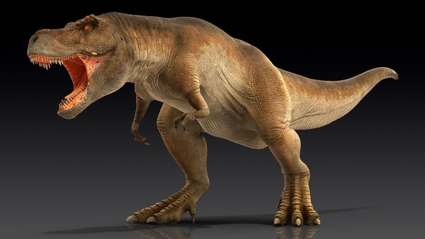 modelo 3d Tiranosaurio Rex animado rugido aparejado - TurboSquid 1478313