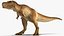 3D model tyrannosaurus rex roaring animal