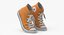 Basketball Lederschuhe Bent Orange