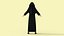 Cartoon Nun Woman Character 3D model