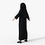 Cartoon Nun Woman Character 3D model