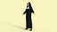 Cartoon Nun Woman Character 3D model