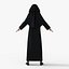 Cartoon Nun Woman Character 3D model
