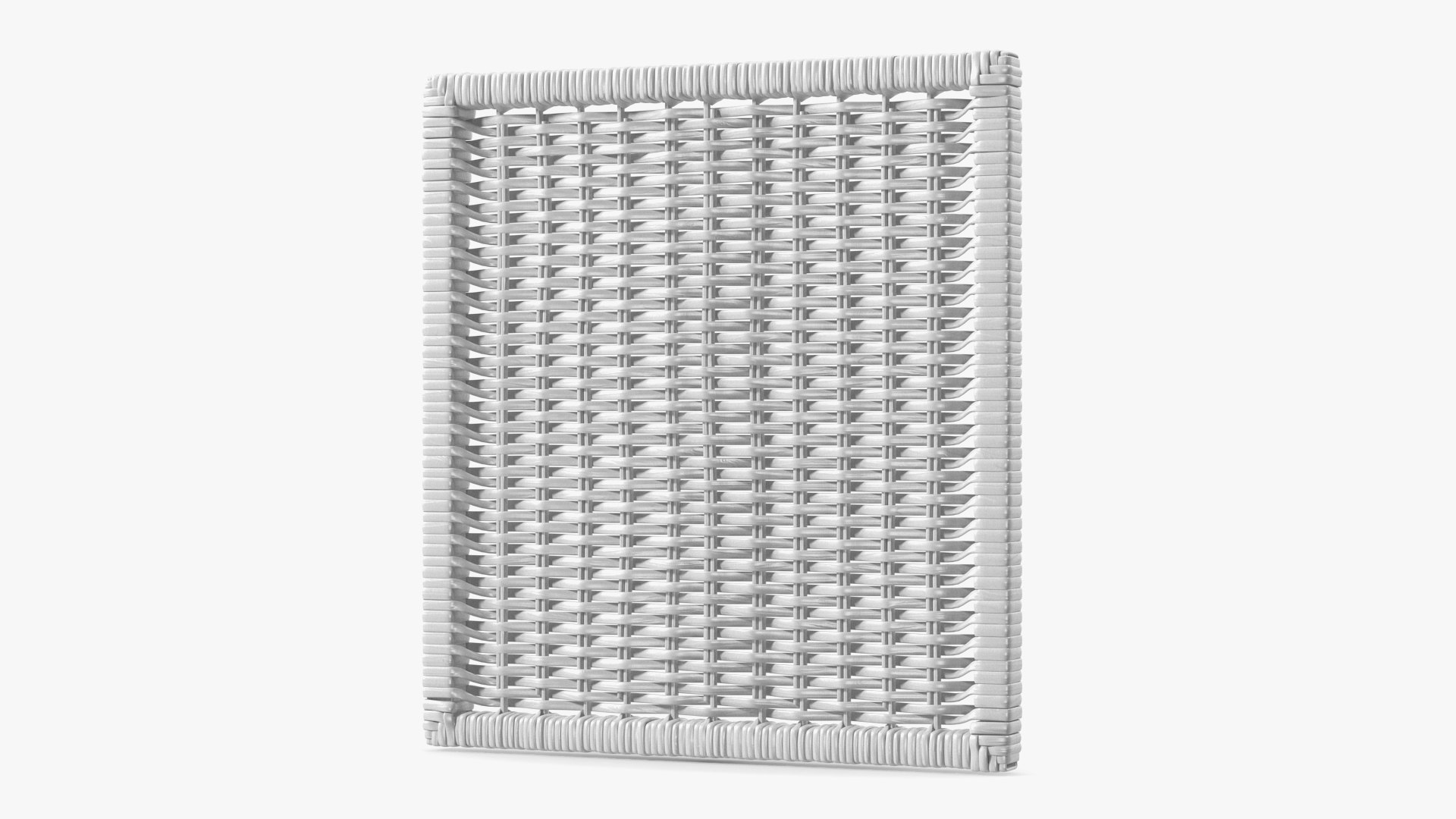 Rattan Panel White 3D model preview