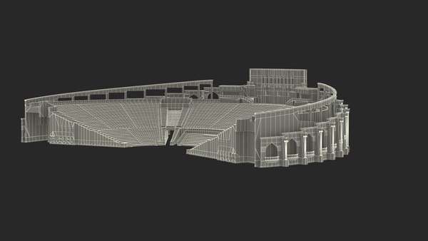 modelo 3d Teatro clásico griego - TurboSquid 2296428