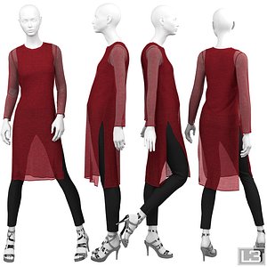 woman mannequin 3d model