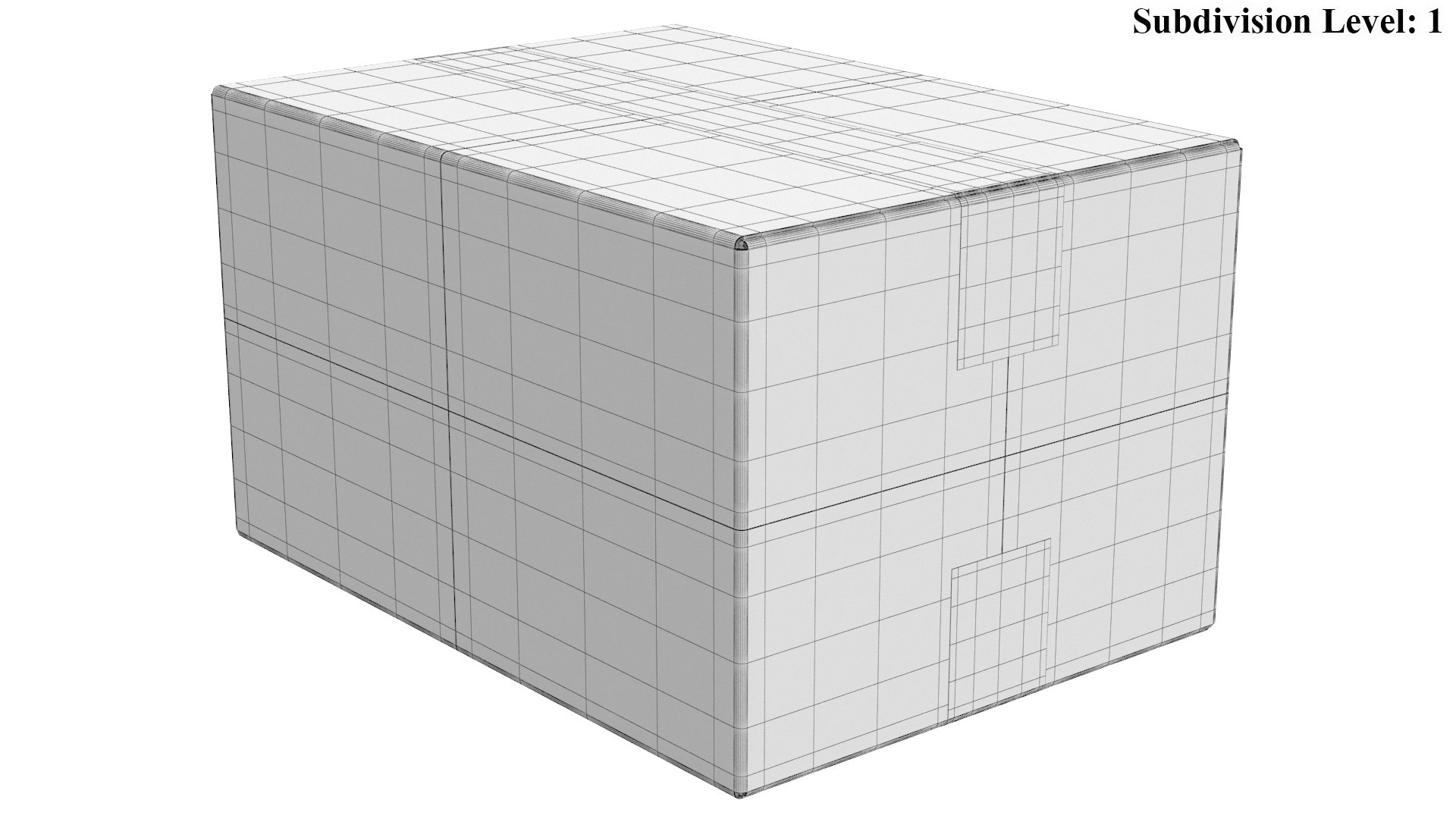 Detailed Cardboard Box 02 3D model - TurboSquid 2182555