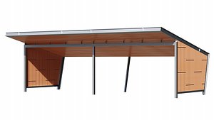 3D Car shelter Depot by mmcite