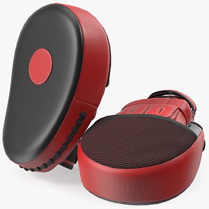 leather boxing paws 3D model