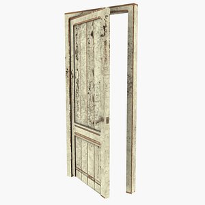 3D Old door model