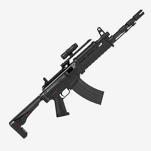 Assault rifle - Rigged