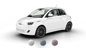 3D Fiat 500 2021 3d model