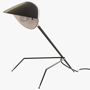 Serge Mouille Tripod Desk Lamp