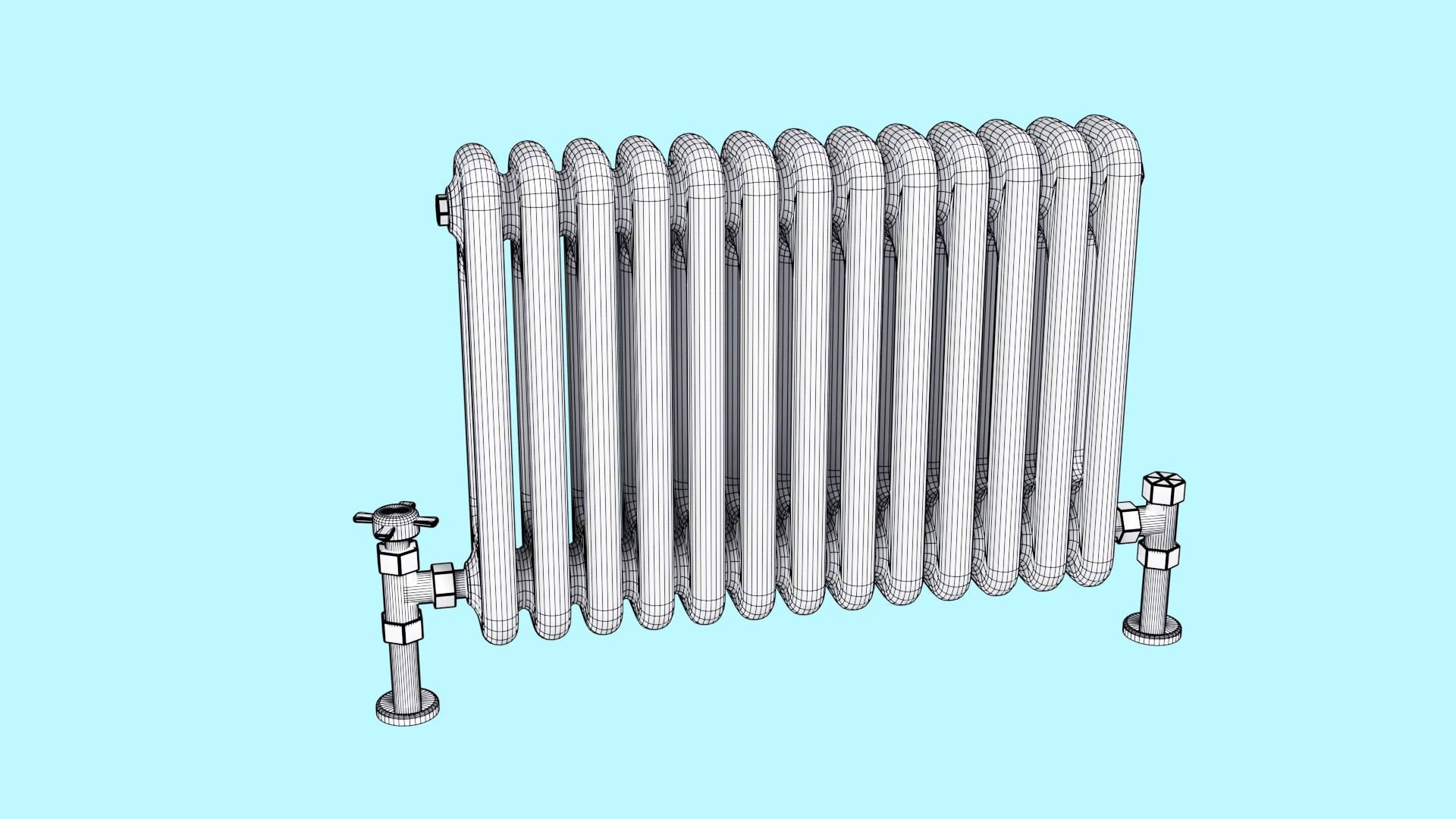 3D Low-Poly Radiator Heater Model - TurboSquid 2287396