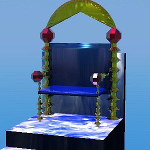 3d model jeweled throne bryce