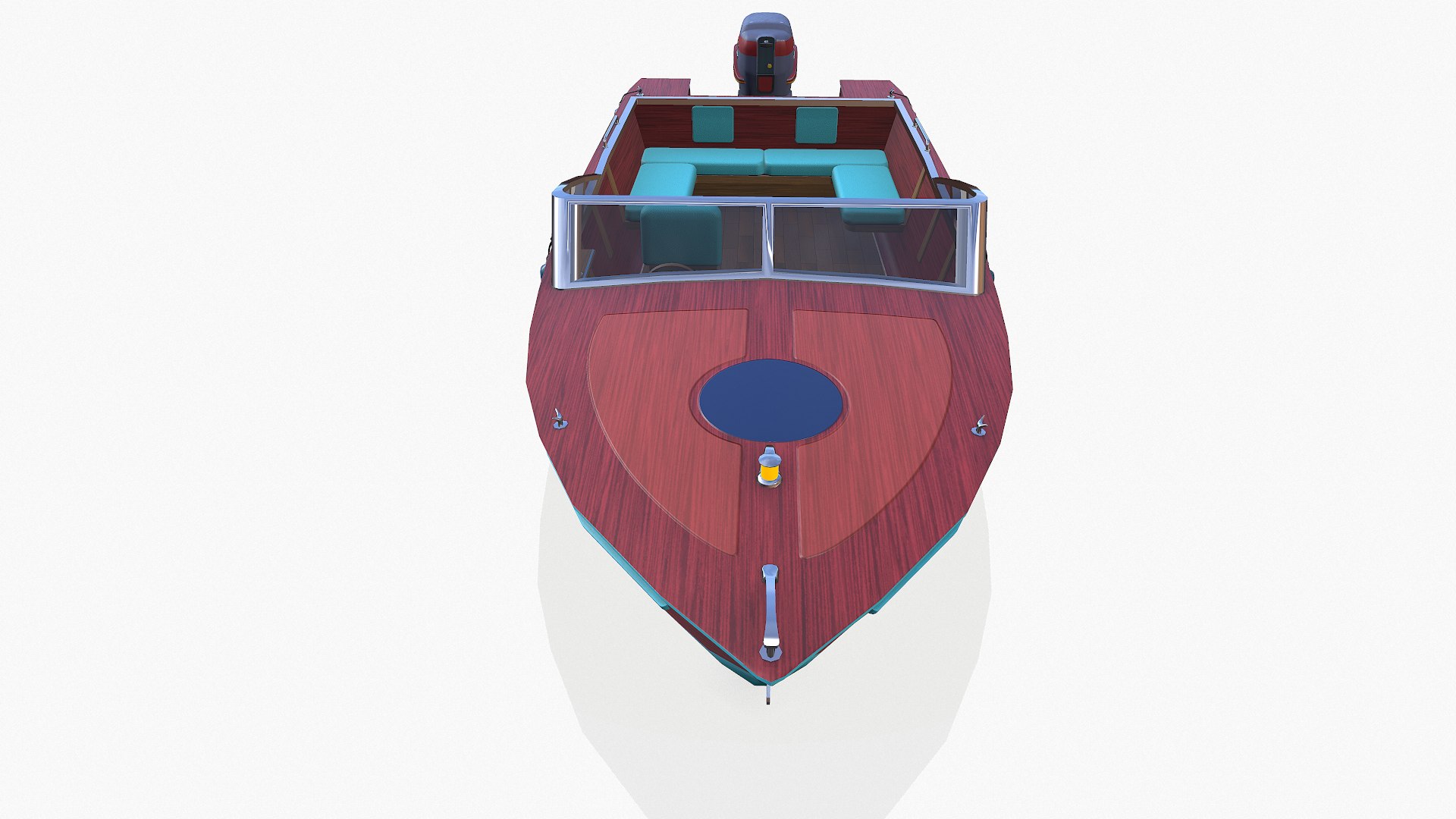 3D Old Vintage Speedboat Low-poly PBR Model - TurboSquid 2375742
