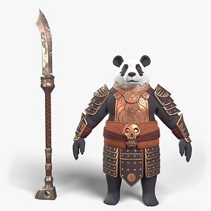 Panda Warrior model