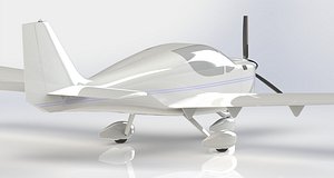 europa xs trigear aircraft 3d model
