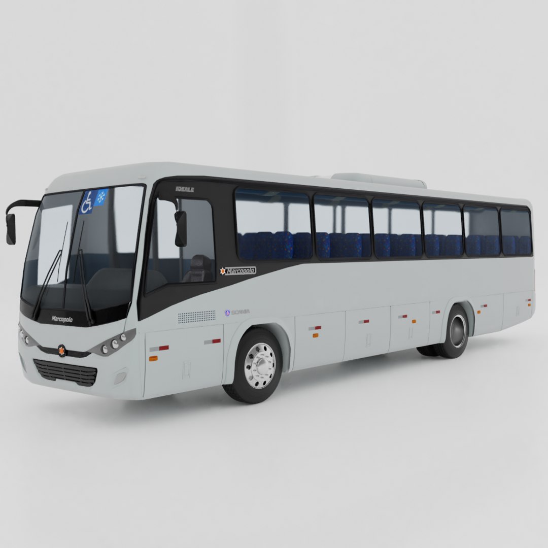 3D model Bus Marcopolo Viaggio G4 800 VR / AR / low-poly