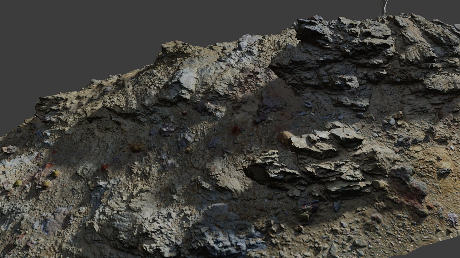 3D Coast Volcanic Rock Cliff Big Scan PBR Model - TurboSquid 1846606