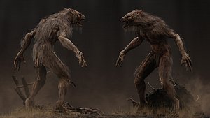 3D Werewolf model