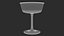 3D Fizzio Champagne Glass model