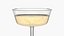 3D Fizzio Champagne Glass model
